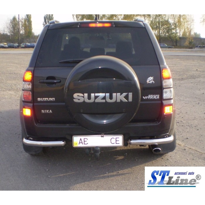 Задній захист AK003 (нерж) для Suzuki Grand Vitara 2005-2017 рр