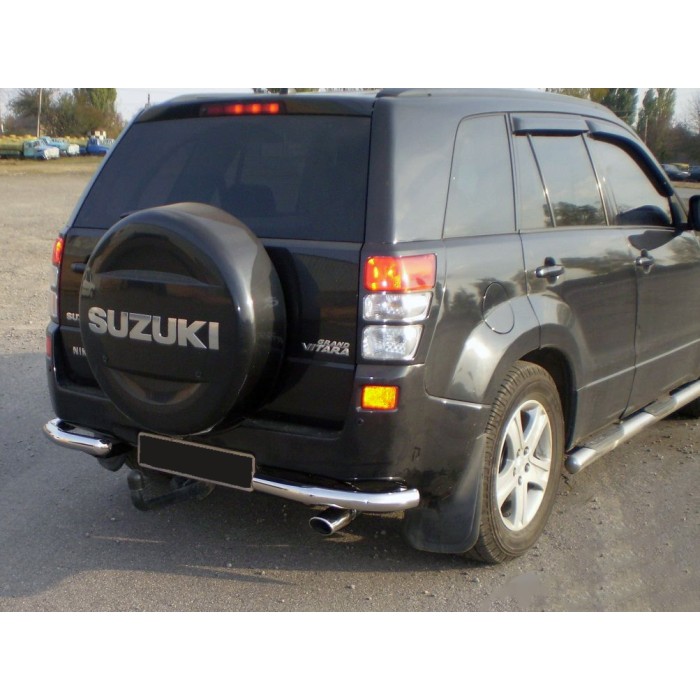 Задній захист AK003 (нерж) для Suzuki Grand Vitara 2005-2017 рр