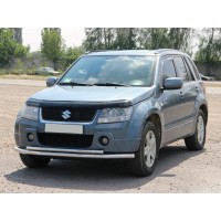 Передній подвійний вус 60/48мм (нерж) для Suzuki Grand Vitara 2005-2017 рр