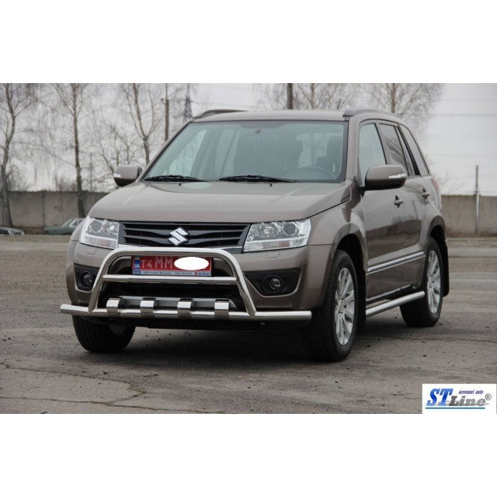 Кенгурятник ST-WT-15 (нерж.) для Suzuki Grand Vitara 2005-2017 рр