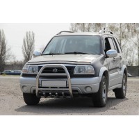 Кенгурятник QT007 (нерж) для Suzuki Vitara 1998-2006 гг