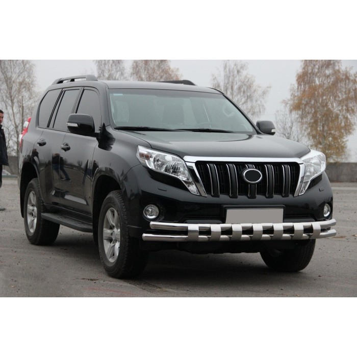 Передній захист ST016-2 (нерж) для Toyota Land Cruiser Prado 150