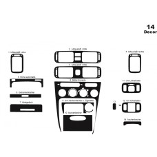 Накладки на панель для Toyota Corolla 1998-2002 гг