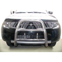 Кенгурятник WT018 (нерж.) для Mitsubishi L200 2006-2015 рр