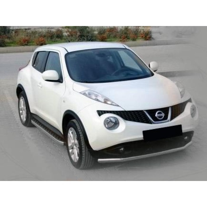 Передній захист ST008-2 (нерж) для Nissan Juke 2010-2019 рр