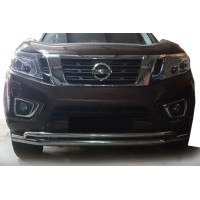 Передний ус ST017 (нерж) для Nissan Navara/NP300 2016- гг