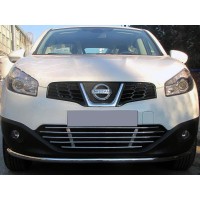 Передняя защита ST008 (нерж) для Nissan Qashqai 2014-2021 гг
