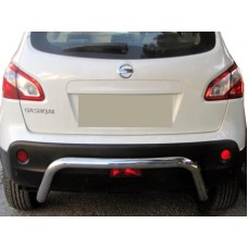 Задняя дуга AK007 (нерж.) для Nissan Qashqai 2007-2010 гг