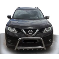 Кенгурятник WT003 (нерж) для Nissan X-trail T32/Rogue 2014-2021 гг
