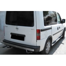 Задняя дуга AK002 (нерж.) для Opel Combo 2002-2012 гг