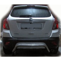 Задняя дуга AK007-2 (нерж.) для Opel Antara 2006-2017 гг