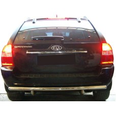 Задня дуга AK002 (нерж.) для Kia Sportage 2004-2010 рр