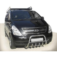 Кенгурятник WT003 (нерж.) для Hyundai H300, H1, Starex 2008-2020 рр