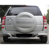 Задній захист AK005-2 (нерж) для Suzuki Grand Vitara 2005-2017 рр
