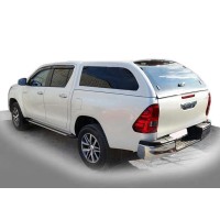 Боковые пороги Rainbow (2 шт., алюминий) для Toyota Hilux 2015- гг