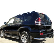 Задні куточки AK003 (2 шт., нерж) для Toyota Land Cruiser Prado 120