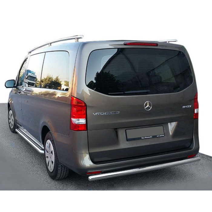 Задній захист AK002 (нерж.) для Mercedes Vito / V-class W447 2014- рр