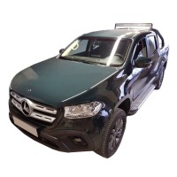 Боковые пороги Allmond Grey (2 шт., алюминий) для Mercedes X class