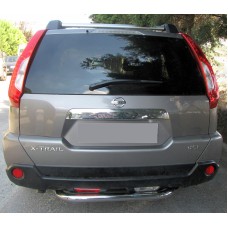 Задняя скоба AK007 (2 шт, нерж.) для Nissan X-trail T31 2007-2014 гг