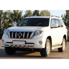 Передній захист ST015 (нерж) для Toyota Land Cruiser Prado 150