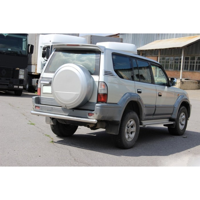 Задняя дуга AK002 (нерж) для Toyota Land Cruiser 90 Prado