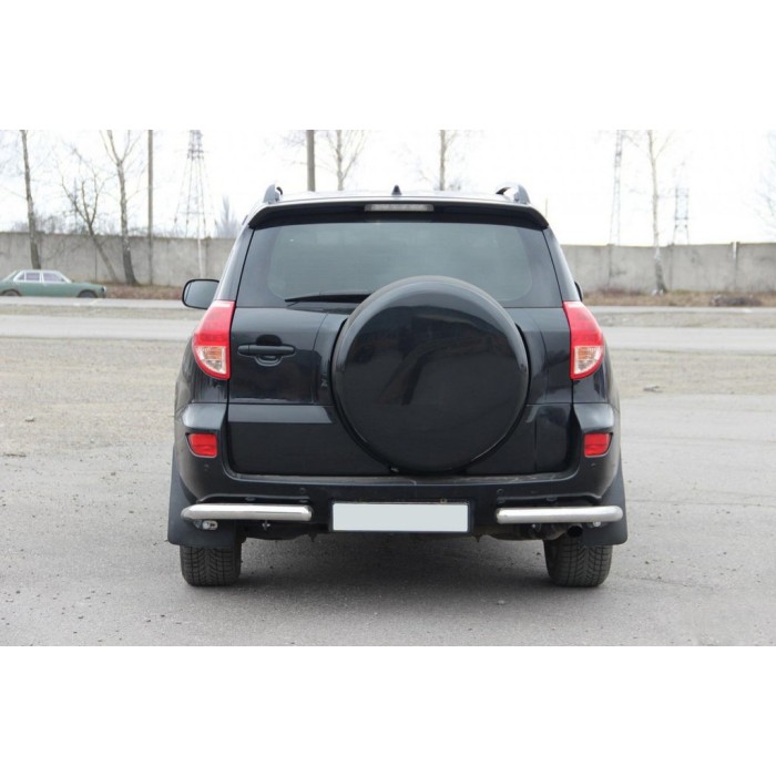 Задні куточки AK003 (2 шт., нерж) для Toyota Rav 4 2006-2013 рр