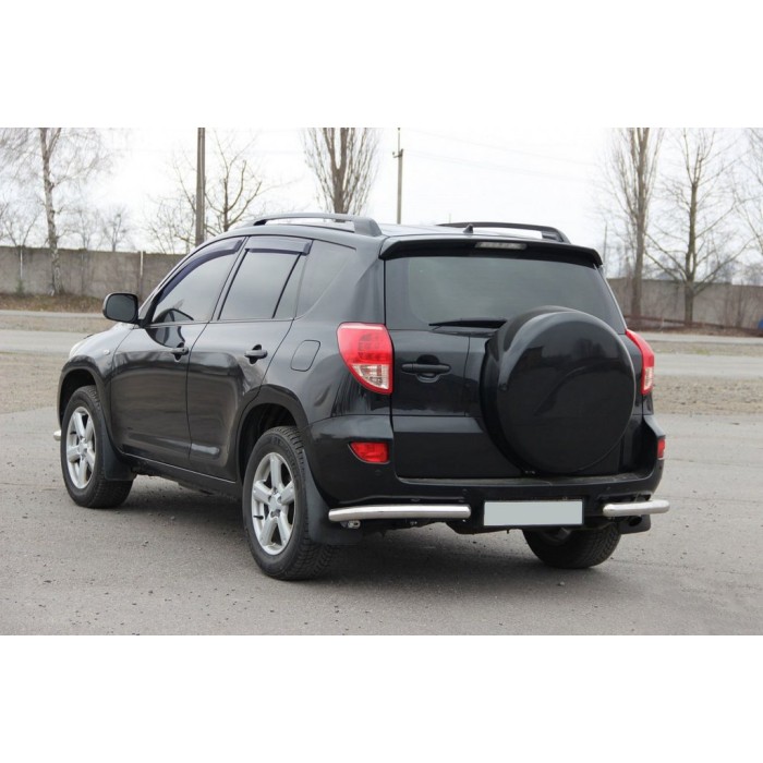 Задні куточки AK003 (2 шт., нерж) для Toyota Rav 4 2006-2013 рр