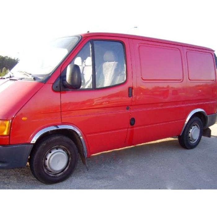 Накладки на арки (4 шт, нерж) для Ford Transit 1991-2000 рр