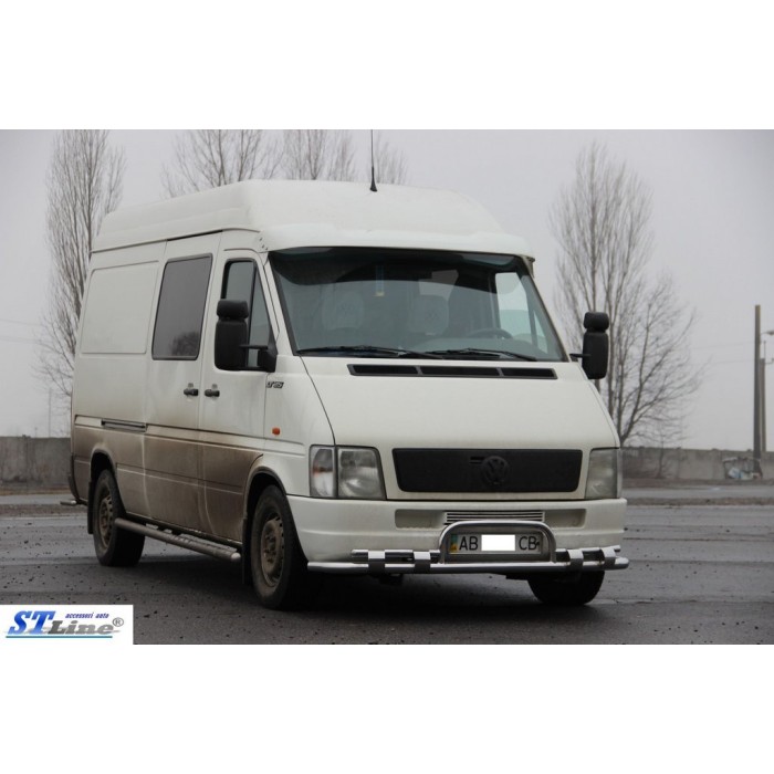 Передній захист ST020 (нерж) для Volkswagen LT 1995-2006 рр