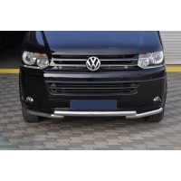Нижняя губа ST009 Greyder (нерж) для Volkswagen T5 2010-2015 гг