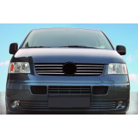 Накладки на кант решітки (8 шт, нерж) для Volkswagen T5 Transporter 2003-2010 рр
