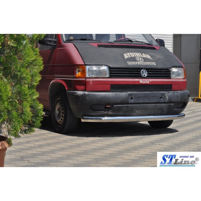 Нижня одинарна губа ST008 (нерж) 42мм для Volkswagen T4 Transporter