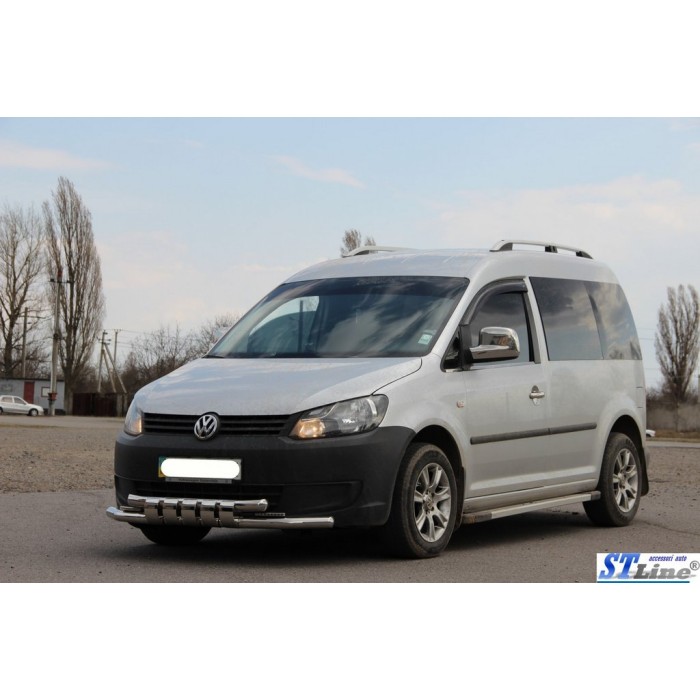 Передній вус Shark ST015 (нерж) для Volkswagen Caddy 2010-2015 рр