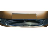 Накладки на передній бампер Comfort (5 част., нерж) для Volkswagen Caddy 2010-2015 рр