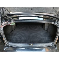 Коврик багажника (EVA, черный) для Mitsubishi Lancer X 2008- гг