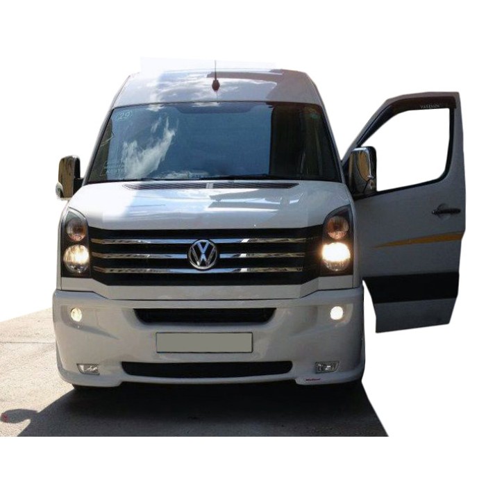 Передній бампер 2012-2025 (2 фари під фарбування) для Volkswagen Crafter рр