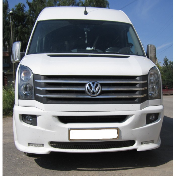 Передній бампер 2012-2025 (LED, під фарбування) для Volkswagen Crafter рр