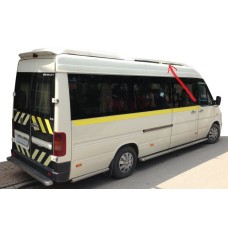 Рейлінги (2 шт, під фарбування) для Volkswagen LT 1995-2006 рр