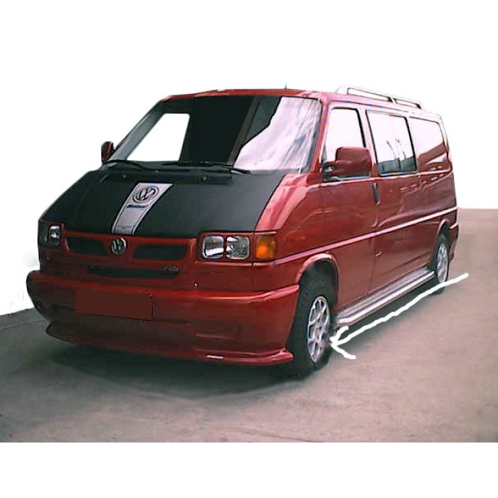 Накладка на передній бампер (під фарбування) для Volkswagen T4 Caravelle/Multivan