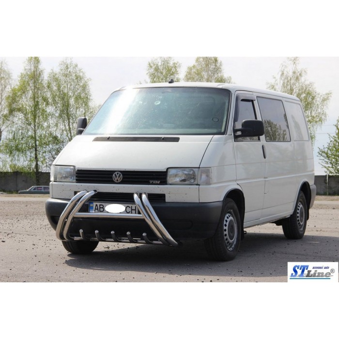 Кенгурятник WT01 (нерж) для Volkswagen T4 Transporter