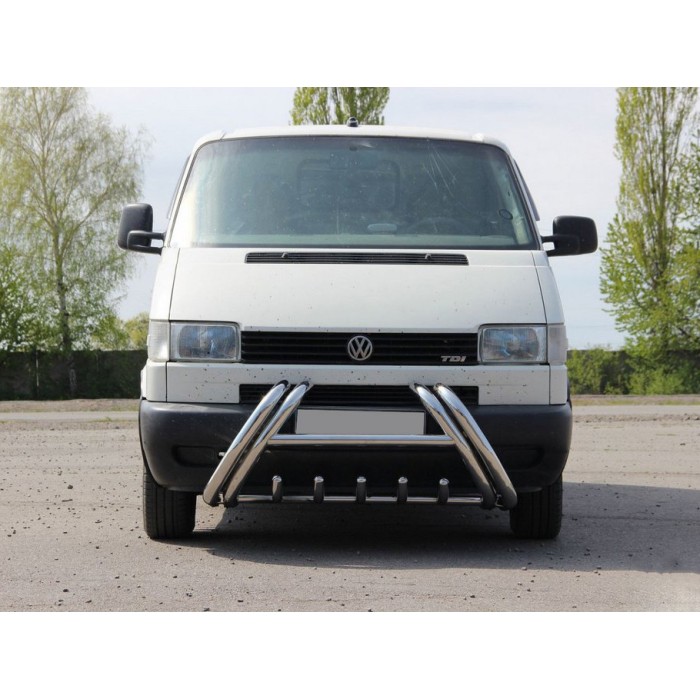 Кенгурятник WT01 (нерж) для Volkswagen T4 Transporter