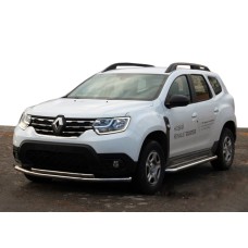 Передняя защита F3-10 (нерж.) для Dacia Duster 2018-2024 гг