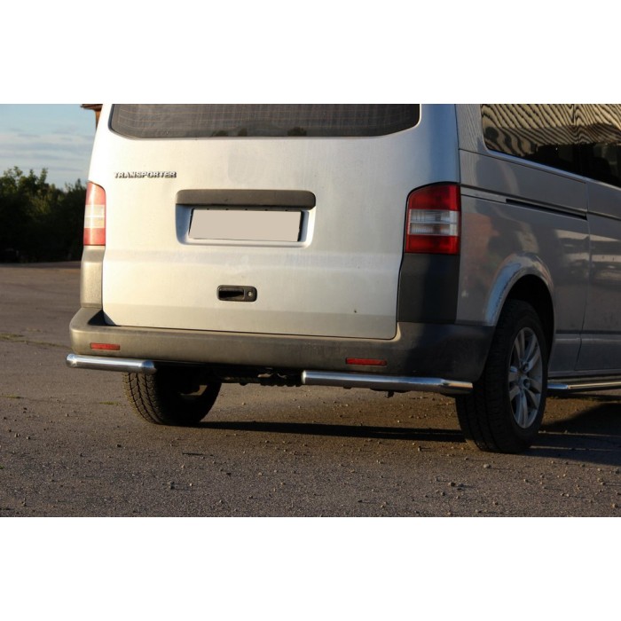 Задні куточки AK003 (2 шт, нерж) для Volkswagen T5 Transporter 2003-2010 рр