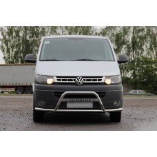 Кенгурятник WT007ST (нерж) для Volkswagen T5 2010-2015 рр