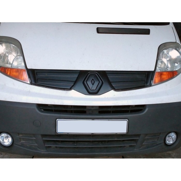 Зимова верхня накладка на решітку 2001-2007, Матова для Renault Trafic рр