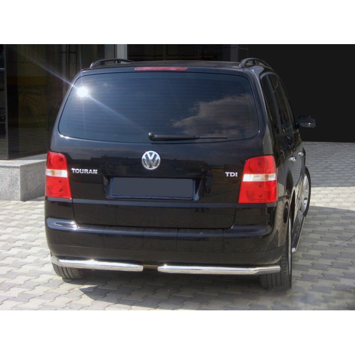 Задні куточки AK003 (2 шт., нерж) для Volkswagen Touran 2003-2010 рр