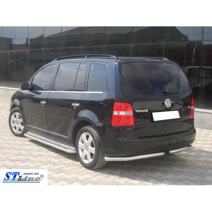 Задні куточки AK003 (2 шт., нерж) для Volkswagen Touran 2003-2010 рр