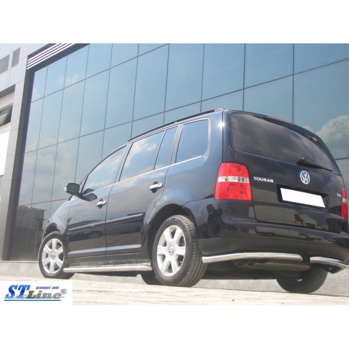 Задні куточки AK003 (2 шт., нерж) для Volkswagen Touran 2003-2010 рр