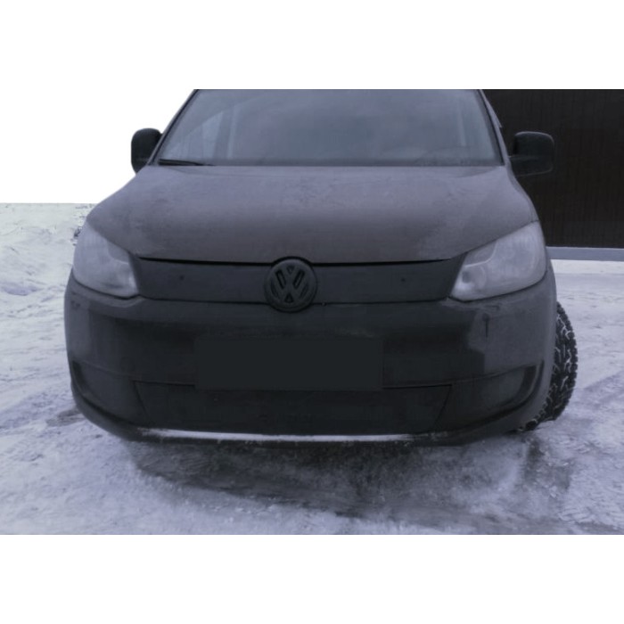 Зимова накладка на решітку (верхня) Матова для Volkswagen Caddy 2010-2015 рр