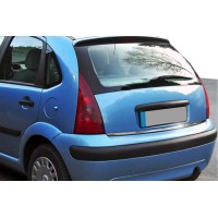 Накладка нижней кромки багажника (нерж) 2мм для Citroen C-3 2002-2009 гг
